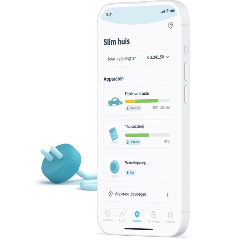 Slimme apparaten in de Frank Energie-app